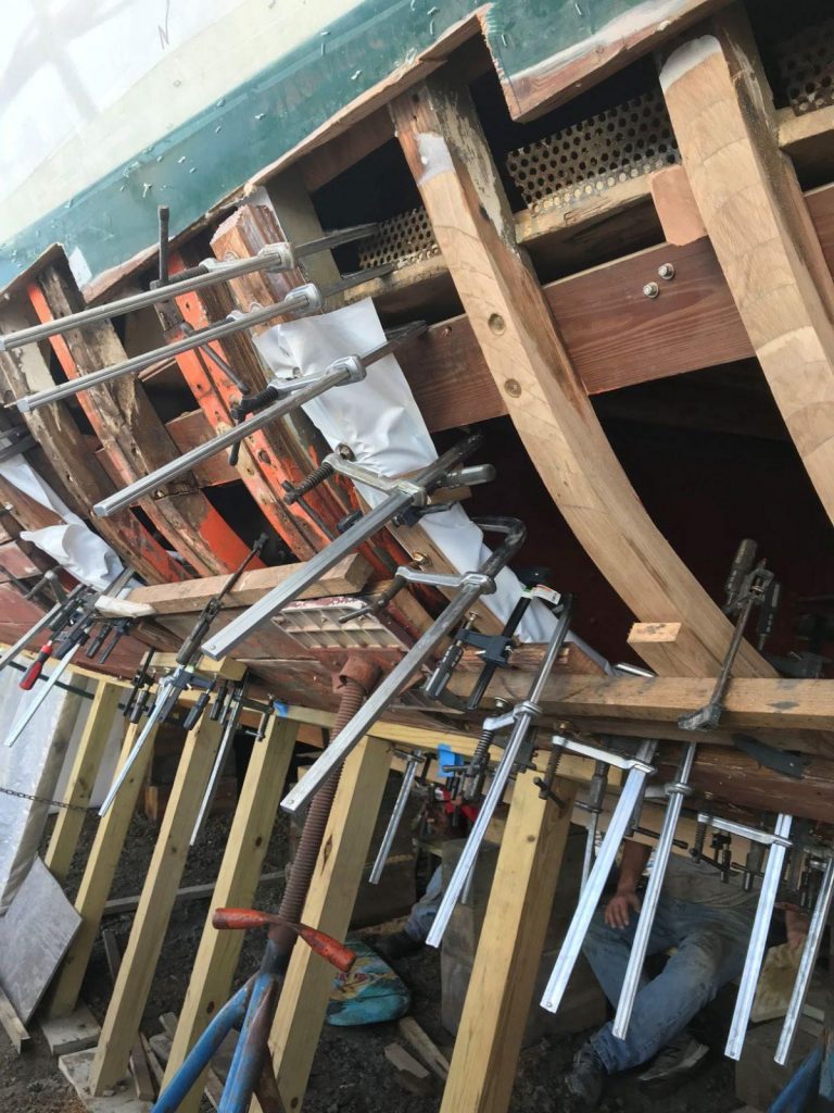 Restoration of 1947 Trumpy Motor Yacht BB