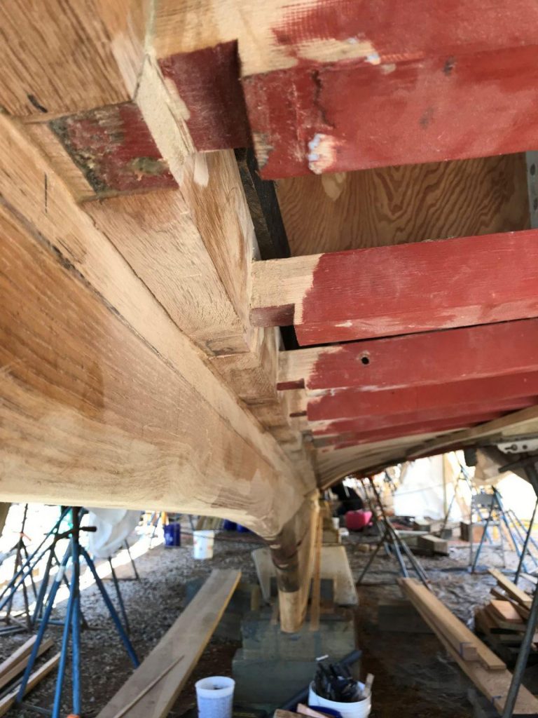 New keel  for 1947 Trumpy Motor Yacht BB -