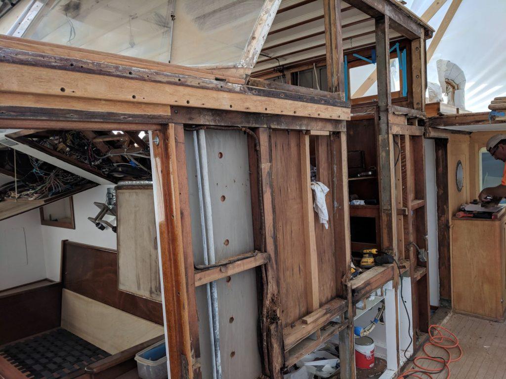 Restoration of 1947 Trumpy Motor Yacht BB