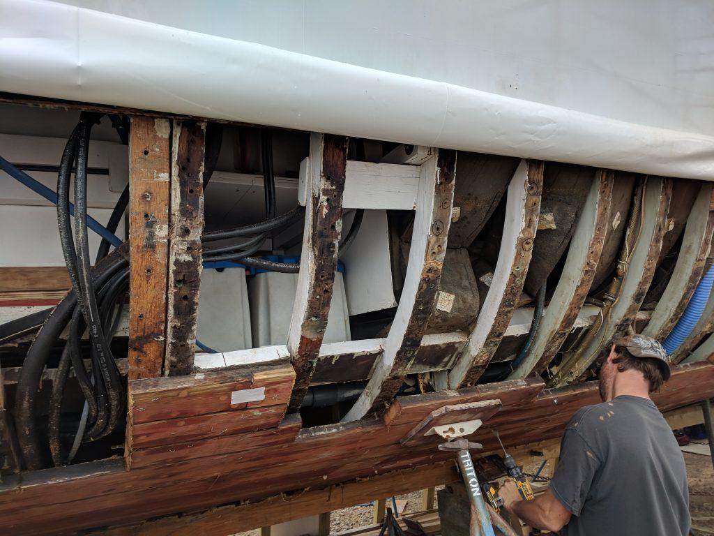 Restoration of 1947 Trumpy Motor Yacht BB